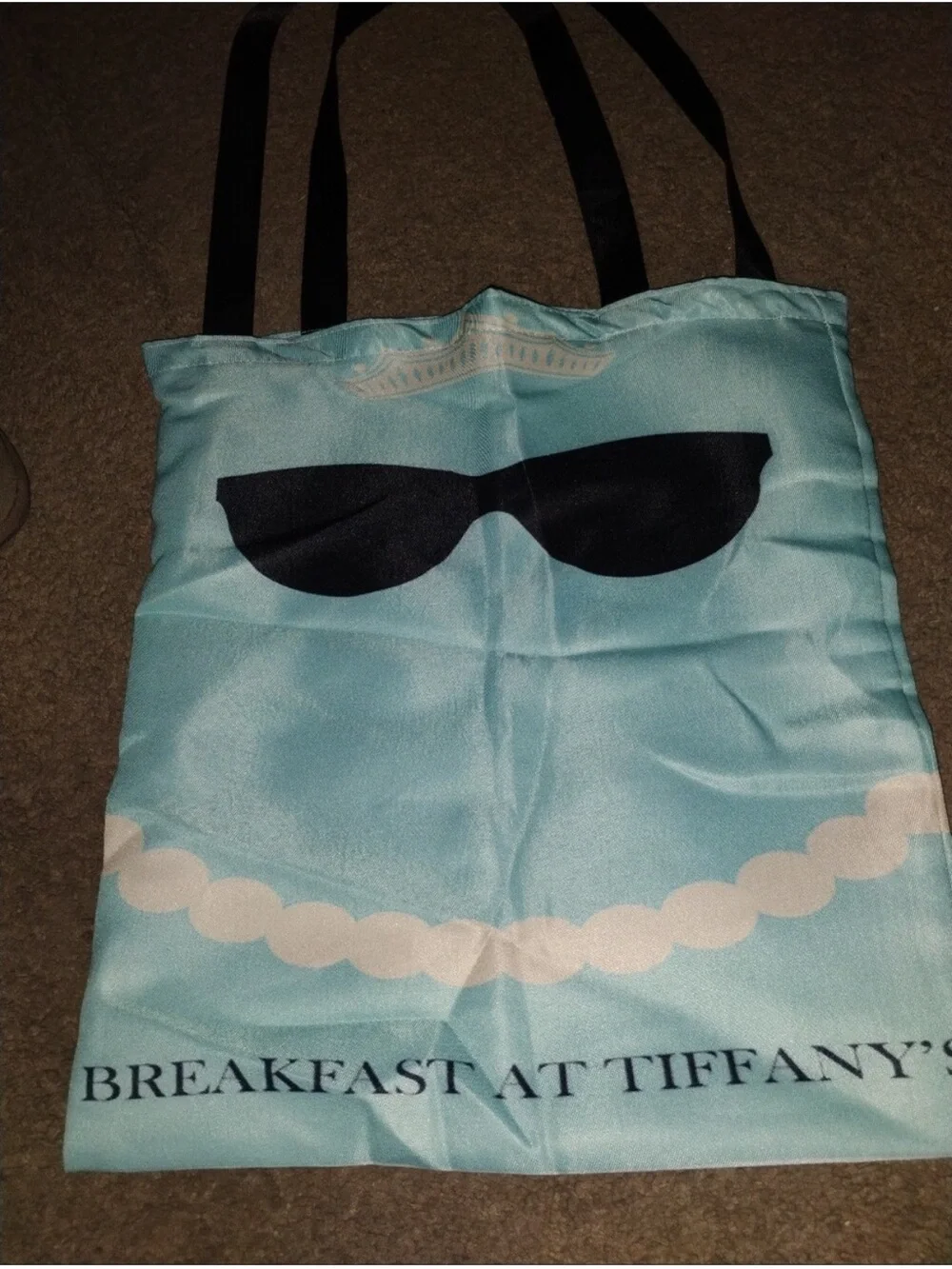 Breakfast at Tiffany's Inspired Blue Tote